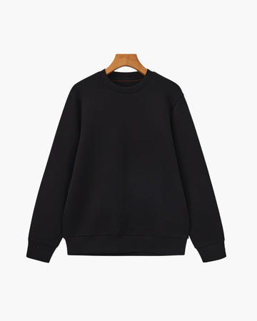 Buzo Clásico de Modal y Algodón con Cuello Redondo