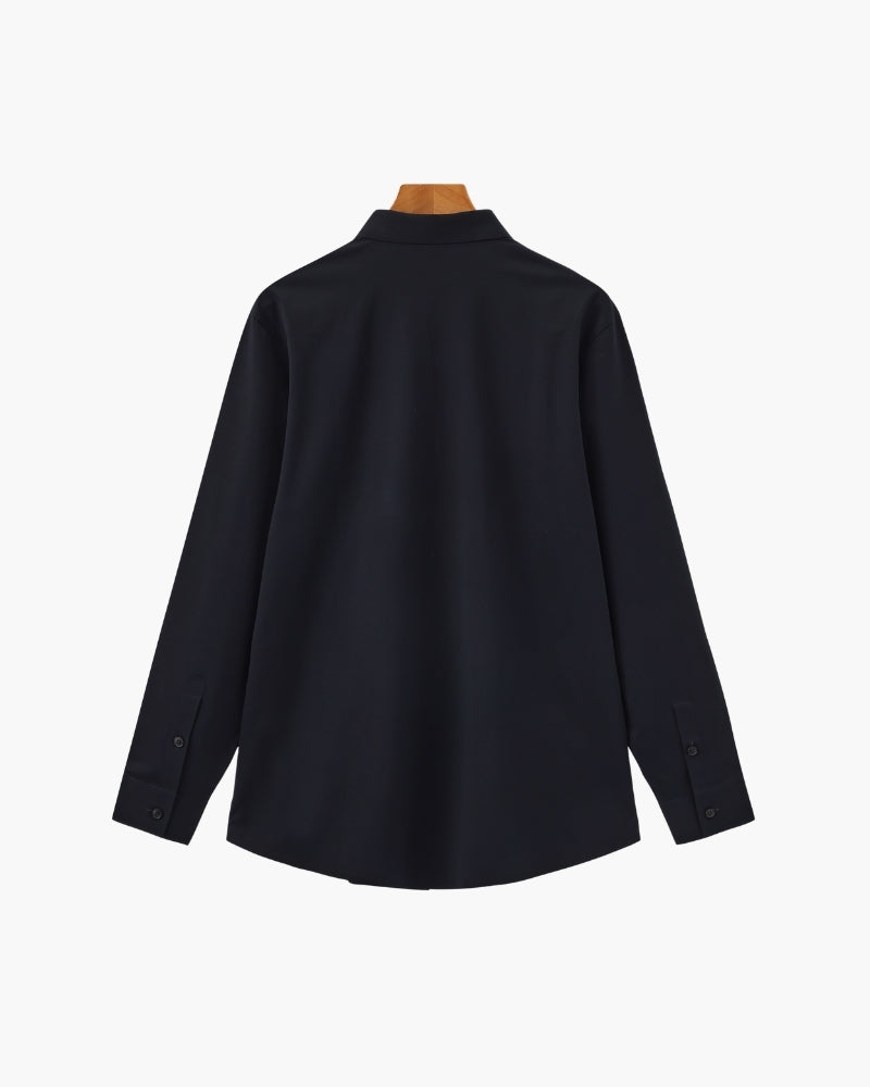 Camisa Entallada de Algodón Flex